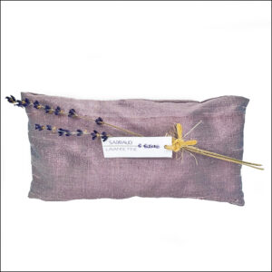 Meditation cushion in lavender silk